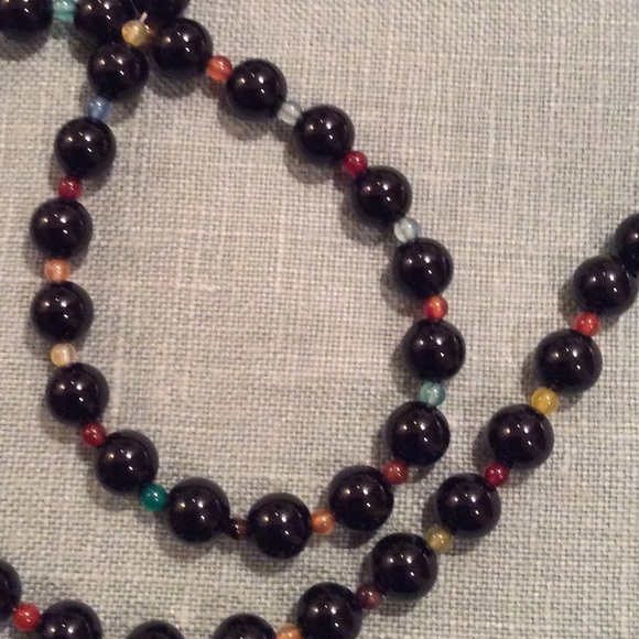 Handmade Jewelry - Onyx ⭐️ with multi-color agate ⭐️